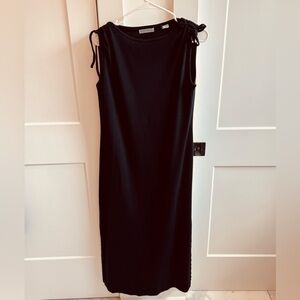 Marsh Landing Navy Cotton Sheath Dress